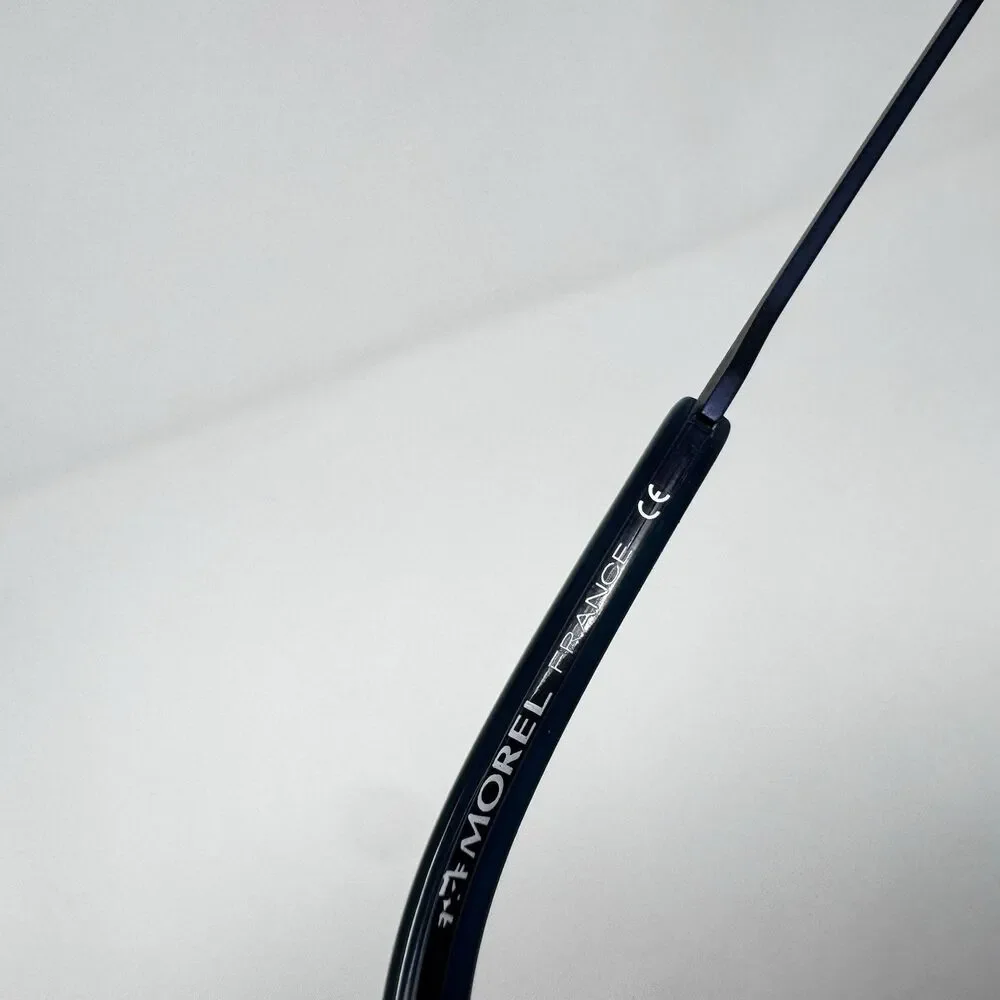 Morel OGA 10171O 51-22-145 Handmade Acetate Eyeglass Frames Blue Gray France